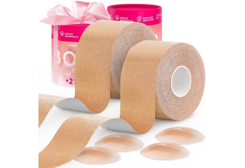 Hommler Set: Klebe-BH Tape Brust Klebeband und Nippelpads (2-tlg) von Hommler
