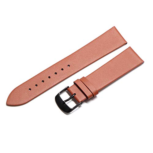 Jksdp Uhrenarmband Leder 18mm 20mm 22mm dünne glatt Uhrenarmband-Gurt-Uhr-Bügel ersetzen Hellbraun Schwarz,24mm Jksdp Uhrenarmband Leder 18mm 20mm 22mm dünne glatt Uhrenarmband-Gurt-Uhr-Bügel ersetzen Hellbraun Schwarz,24mm von HommomH