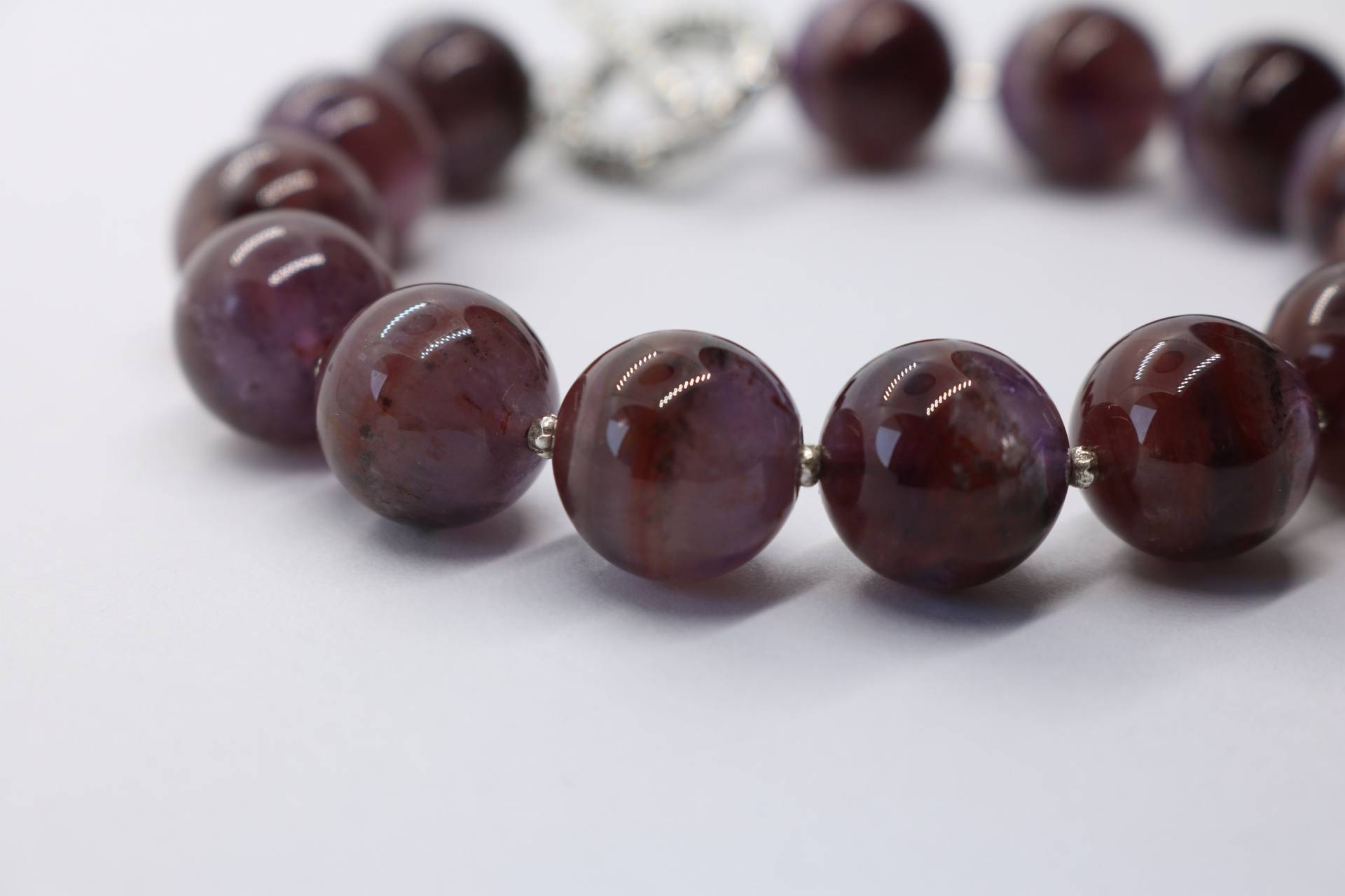 Exclusive Rare Auralite-23, Armband 12 Mm Perlen, Limitierte Auflage, Extrem Seltene Burgundy Red Natural Auralite, Rot Lila Exclusive Rare Auralite-23, Armband 12 Mm Perlen, Limitierte Auflage, Extrem Seltene Burgundy Red Natural Auralite, Rot Lila von HomoLudensBoutique