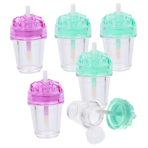 7 Stücke Leere Lipgloss Tuben Nachfüllbare Lip Balm Flaschen Selbstgemacht Lipgloss Herstellungsset für Reisen aus Sicherem Kunststoff von Homoyoyo