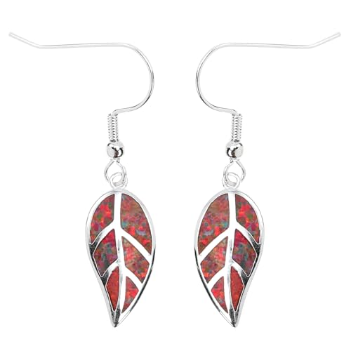 Homoyoyo 1 Paar Ahornblatt Ohrringe für Damen Drop Earrings Sterling Modisches Accessoire für Frauen Partys Geburtstage Feiertage von Homoyoyo