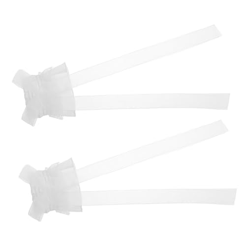 Homoyoyo 1 Paar Armstulpen Mit Spitzenschleife Spitzenarmstulpen Rüschenmanschetten Spitzenärmel Kostüm Hochzeit Spitzenarmmanschetten Ärmel Für Damen Armmanschetten Für Damen von Homoyoyo