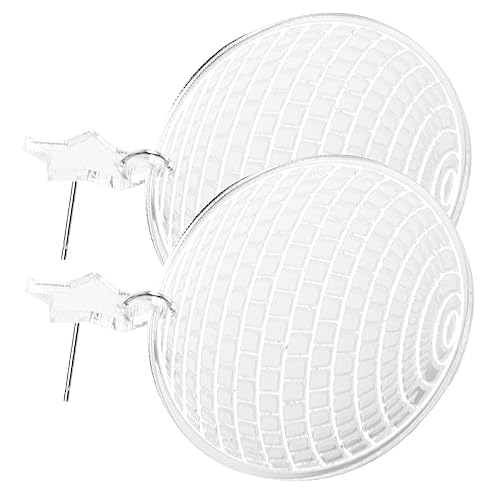 Homoyoyo 1 Paar Disco Ball Ohrringe Retro Ohrhänger mit Spiegeloberfläche Glitzernde Damen Ohrringe für Partys Statement Leicht von Homoyoyo