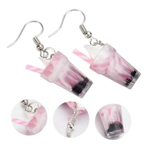 Homoyoyo 1 Paar Eiscreme Ohrringe für Frauen Kreative Ohrringe mit Milchtee Design Tropfenohrringe Strapazierfähigem Material Perfektes für Freundinnen Besondere Anlässe Homoyoyo 1 Paar Eiscreme Ohrringe für Frauen Kreative Ohrringe mit Milchtee Design Tropfenohrringe Strapazierfähigem Material Perfektes für Freundinnen Besondere Anlässe von Homoyoyo