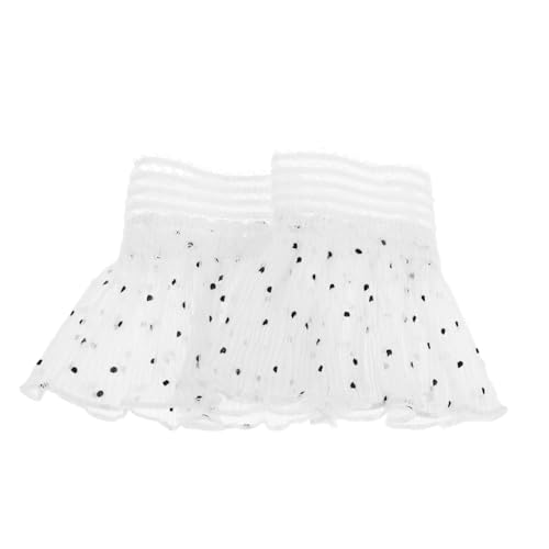 Homoyoyo Spitzenmanschetten Für Damen Abnehmbare Armkanten Aus Spitze Elastische Handgelenkmanschetten Blumenmuster Accessoires Für Hochzeit Abschlussball Kostüm von Homoyoyo