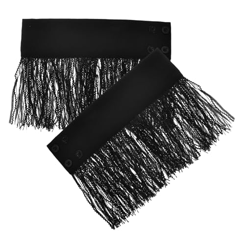 Homoyoyo Abnehmbare Ärmel Gefälschte Handgelenkmanschetten Quastendesign Accessoires Für Brautkleider Hochzeit Weihnachtsfeier Schmuckzubehör von Homoyoyo