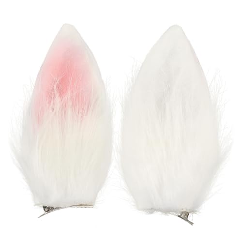 Homoyoyo Bunny Ohren Haarspangen Plüsch Hasenohren Haarschmuck Für Kostümpartys Ostern Und Cosplay Wiederverwendbar Leicht Und Bequem Einschließlich Haarspangen Zubehör von Homoyoyo