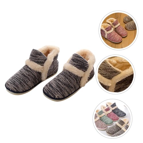 Homoyoyo 1 Paar Herren Plüsch Hausschuhe für Herbst Winter Rutschfeste Slipper Bequemes Design für Wohnzimmer Schlafzimmer Arbeitszimmer Homoyoyo 1 Paar Herren Plüsch Hausschuhe für Herbst Winter Rutschfeste Slipper Bequemes Design für Wohnzimmer Schlafzimmer Arbeitszimmer von Homoyoyo
