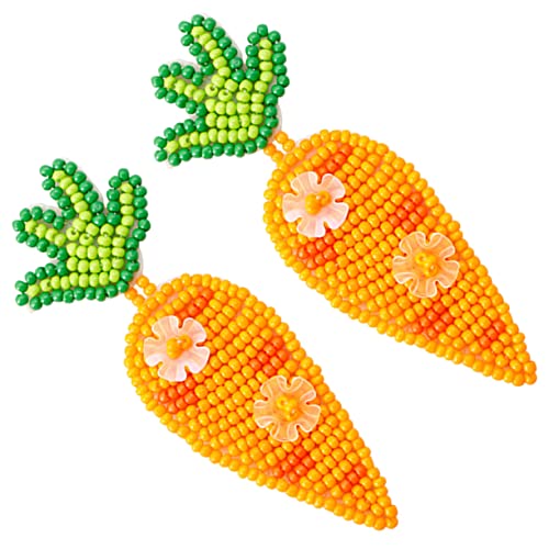 Homoyoyo 1 Paar Karottenohrringe Perlenohrringe Lustige Ohrringe Ohrstecker Damenohrringe Urlaubsohrringe Osterohrringe Coole Ohrringe Perlen Orange Homoyoyo 1 Paar Karottenohrringe Perlenohrringe Lustige Ohrringe Ohrstecker Damenohrringe Urlaubsohrringe Osterohrringe Coole Ohrringe Perlen Orange von Homoyoyo