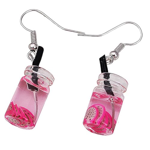 Homoyoyo 1 Paar Kreative Obst Ohrringe Baumeln Funky Creolen Trendy Fallen Zierliche Ohrhänger Für Damen Kreativer Hänger Ohrentropfen Lustiger Ohrwurm Rot Homoyoyo 1 Paar Kreative Obst Ohrringe Baumeln Funky Creolen Trendy Fallen Zierliche Ohrhänger Für Damen Kreativer Hänger Ohrentropfen Lustiger Ohrwurm Rot von Homoyoyo