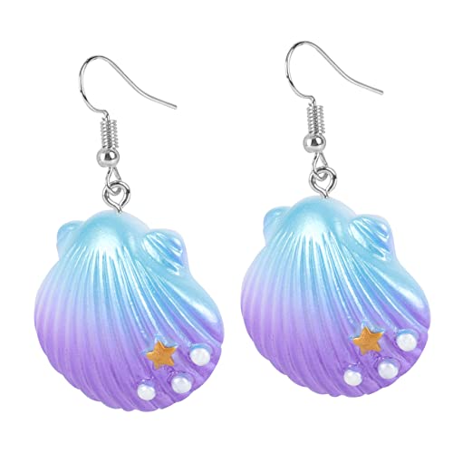 Homoyoyo 1 Paar Künstliche Muschelohrringe Für Dangle Ohrringe Modische Ohrstecker Stellungnahme Meer Schmuck Modeohrringe Träne Mädchen Ohrringe Perle Rattan Gold Quaste Violett Harz Homoyoyo 1 Paar Künstliche Muschelohrringe Für Dangle Ohrringe Modische Ohrstecker Stellungnahme Meer Schmuck Modeohrringe Träne Mädchen Ohrringe Perle Rattan Gold Quaste Violett Harz von Homoyoyo