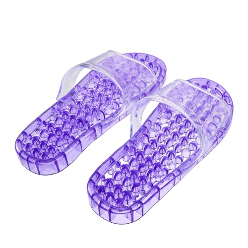 Homoyoyo 1 Paar Massage Slipper für Damen Fußmassage Sandalen für Zuhause Rutschfeste Hausschuhe für Entspannung und Wohlbefinden für Alter von Homoyoyo