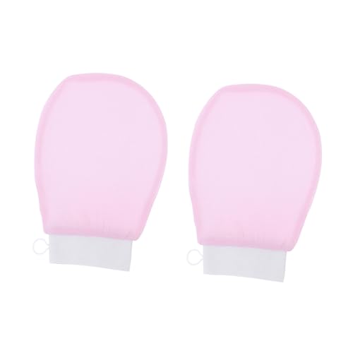 Homoyoyo 1 Paar Peelinghandschuhe für Damen Exfolierende Duschhandschuhe zur Sanften Hautreinigung und Massage für Glatte Schöne Haut und Effektive Entfernung Abgestorbener Hautzellen Homoyoyo 1 Paar Peelinghandschuhe für Damen Exfolierende Duschhandschuhe zur Sanften Hautreinigung und Massage für Glatte Schöne Haut und Effektive Entfernung Abgestorbener Hautzellen von Homoyoyo