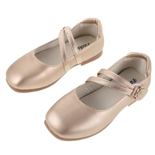 Homoyoyo 1 Paar Prinzessin Tanzschuhe Mädchenschuhe Balletttanzschuhe Schuhe für Mädchen Ballett Kleinkindschuhe Tanzschuhe Schuhmädchen Kleinkindschuhe Mädchen TPR Golden Homoyoyo 1 Paar Prinzessin Tanzschuhe Mädchenschuhe Balletttanzschuhe Schuhe für Mädchen Ballett Kleinkindschuhe Tanzschuhe Schuhmädchen Kleinkindschuhe Mädchen TPR Golden von Homoyoyo