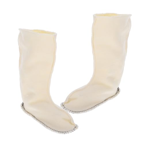 Homoyoyo Innenschuhe Für Gummistiefel Regenstiefelsocken Stiefelstulpen Für Damen Warmes Futter Mit Kurzem Plüsch Geeignet Für Arbeit Outdoor-aktivitäten Und Regentage Bequemer Sitz Und LAN von Homoyoyo