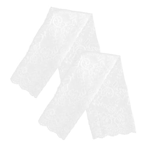 Homoyoyo 1paar Lange Spitzenhandschuhe Mit Uv-schutz Fingerloser Spitzenärmel Für Armstulpen Für Hochzeiten Partys Und Outdoor-aktivitäten von Homoyoyo