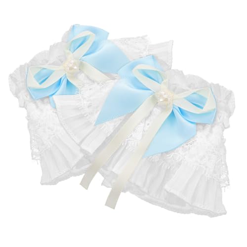 Homoyoyo Spitzen-handgelenkmanschetten Mit Gerüschtem Blumenmuster Bequeme Elastische Armbänder Für Damen Geeignet Für Hochzeit Party Und Besondere Anlässe von Homoyoyo