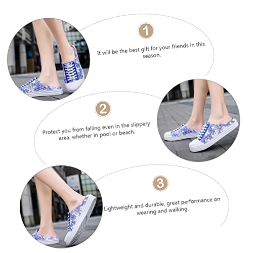 Homoyoyo 1 Paar Strandschuhe Damen Rutschfeste Atmungsaktive Sandalen für Sommer Leicht für Strand oder Garten Hochwertigem Material Modisches Design von Homoyoyo