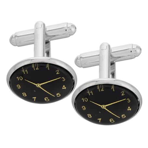 Homoyoyo 1 Paar Uhren Manschettenknöpfe Schmuck Manschettenknöpfe Im Klassischen Stil Klassische Hemdkollektion Herren Manschettenknöpfe Im Klassischen Stil Klassische von Homoyoyo