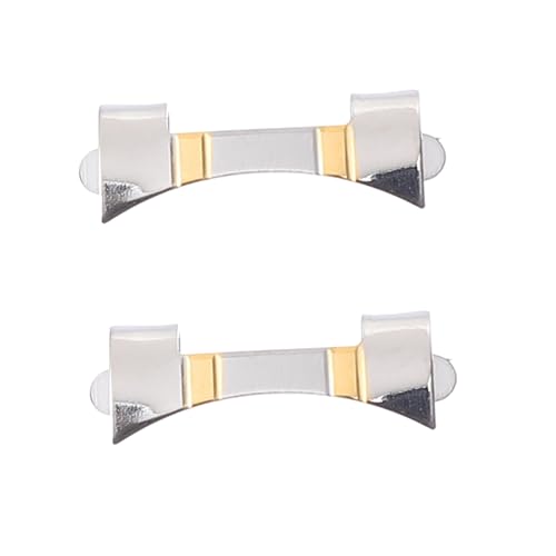 Homoyoyo 1 Paar Uhrenarmband Verbindungsstücke Ersatzlinks für Armbänder Langlebige Einfach zu Installierende Zubehörteile für Uhrenarmband Herstellung für Herren Damen von Homoyoyo