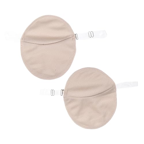 Homoyoyo 1 Paar Wiederverwendbare Untere Schweißpolster für Damen Schnelltrocknende Wasserdichte Achselpads um Feuchtigkeit zu Absorbieren und Nässe zu Vermeiden Leicht und Langlebig von Homoyoyo