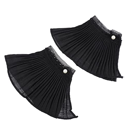 Homoyoyo Plissierte Spitzenärmel Aus Hochwertiger Spitze Verlängerte Manschetten Für All-season-tragen Passt Zu Hemden Kleidern Und Pullovern von Homoyoyo