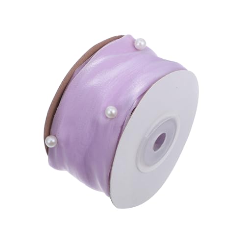 Homoyoyo 1 Rolle Haarnadel Mit Perlenschleife Clips Lockig Blume Verpackung Wickeln Kopfschmuck Hochzeitsstraußband Elegant Satinband Empfindlich Geblüht Multifunktionsbänder Satin- Violett Homoyoyo 1 Rolle Haarnadel Mit Perlenschleife Clips Lockig Blume Verpackung Wickeln Kopfschmuck Hochzeitsstraußband Elegant Satinband Empfindlich Geblüht Multifunktionsbänder Satin- Violett von Homoyoyo