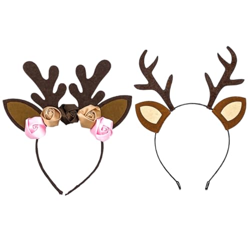 Homoyoyo 1satz Weihnachts-haarbänder Mit Niedlichen Rentiergeweihen Für Festliche Partys Fotorequisiten Und Weihnachtsdekoration Verschiedene Farben Erhältlich von Homoyoyo