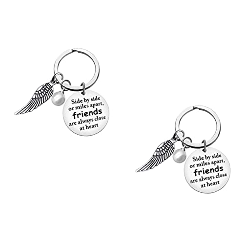 Homoyoyo 1 Satz Freundschaft Schlüsselanhänger Teiliges Kreatives Design Für Schwestern Freundinnen Schlüssel Taschen Langlebig 2 Stück von Homoyoyo