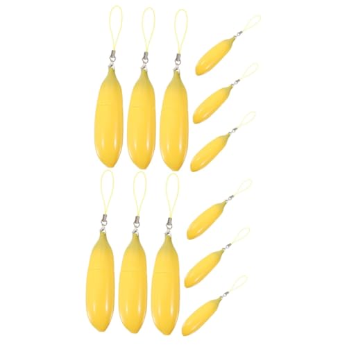 Homoyoyo 1 Satz Lippenbalsam Fläschchen Leere Lippenstift Probenbehälter Bananenförmige Lip Gloss Röhrchen Für Kosmetikaufbewahrung 6 Stück von Homoyoyo