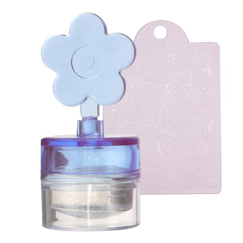 Homoyoyo 1 Satz Silikon Nagelstempel Set Transparent Maniküre Stempel für Nail Art mit Cushion Geeignet für Nagelstudios und Heimgebrauch Leichte Handhabung für Kreative Designs Homoyoyo 1 Satz Silikon Nagelstempel Set Transparent Maniküre Stempel für Nail Art mit Cushion Geeignet für Nagelstudios und Heimgebrauch Leichte Handhabung für Kreative Designs von Homoyoyo