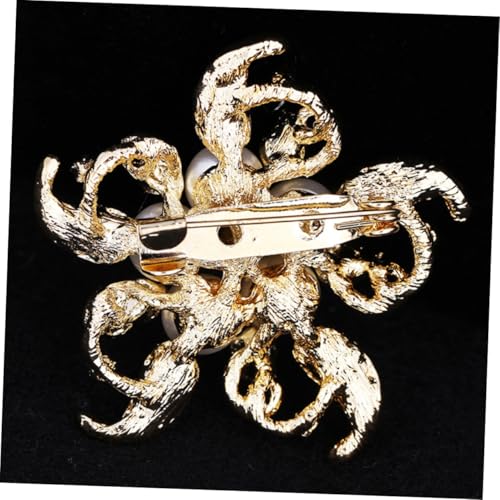 Homoyoyo 1 Satz Teiliges Blumenbrosche Legierung Perlen Strassdetails Vielseitiges Modeaccessoire Für Damen Kombinieren Mit Kleidung Taschen Schals Silber 4 Stücke von Homoyoyo