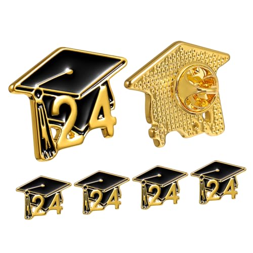 Homoyoyo 1 Satz Teiliges Metall Anstecknadeln Doktorhut Abschlussbroschen Für Kleidung Anzug Reverspin Unisex Robust Langlebig Modisch 5 Stück von Homoyoyo