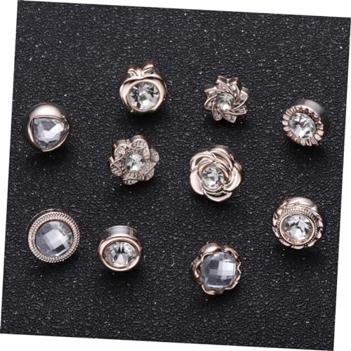 Homoyoyo 20stücke Perlen Brosche Modische Brosche Mit Perlendekor Knöpfe Für Frauen Und Mädchen Kreatives Schmuckzubehör Für Pullover Kleid Anzug Hemd Mütze Schal Und Tuch von Homoyoyo