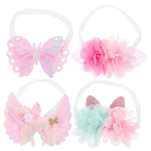Homoyoyo 1 Satz haarband ostern haarreif einhornhaarreif Ostern Kopfschmuck schmetterlingshaarreifen Kaninchen Stirnband Haarschmuck für Frauen ostern haarschmuck Stoff von Homoyoyo