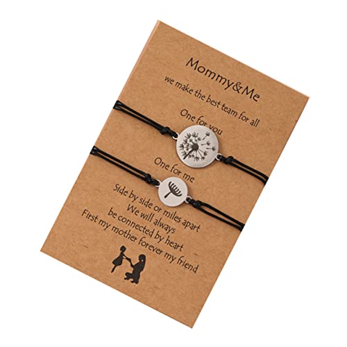 Homoyoyo 1 Set Armband Mama Mutter Und Sohn Muttertag Mädchen Jungen Frauen Löwenzahn Mama Mutter Passende Armreif Muttertagsgeschenk Mutter Tochter Armreif Homoyoyo 1 Set Armband Mama Mutter Und Sohn Muttertag Mädchen Jungen Frauen Löwenzahn Mama Mutter Passende Armreif Muttertagsgeschenk Mutter Tochter Armreif von Homoyoyo