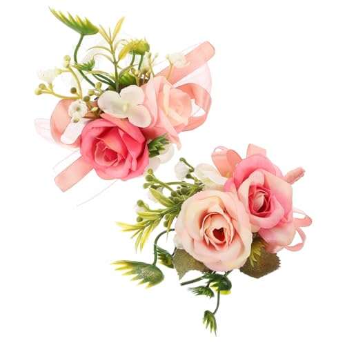Homoyoyo 1 Set Kleine Blumen Für Das Handgelenk Handarmbänder Blumen Hochzeit Handgelenke Blumen Abschlussball Armbänder Handgelenk Corsage Braut Corsage Für Das Handgelenk von Homoyoyo