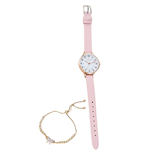Homoyoyo 1 Set Uhrenarmband Set Dekorationsuhren Mädchenuhr Dekorative Armbanduhr Uhr Ornament Freizeituhr Armband Ornament Uhr Für Frauen Elegante Damenuhr Legierung von Homoyoyo