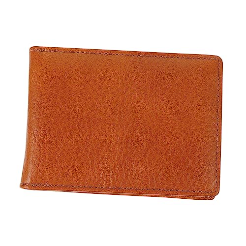 Homoyoyo 1 Stück Ausweismappe Kartenetui Führerscheinhülle Herren Schlüsselkartenhülle Schutzkarten Tragbarer Zertifikats Organizer Zertifikatsmappe Zertifikatsmappe Braunes Rindsleder von Homoyoyo