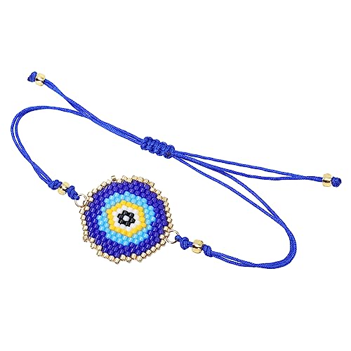 Homoyoyo 1 Stück Beaded Handgelenkarmband für Damen Stilvolle Damenarmband Kette Perlen Verstellbar für zu Geburtstagen Weihnachten Besonderen Anlässen von Homoyoyo