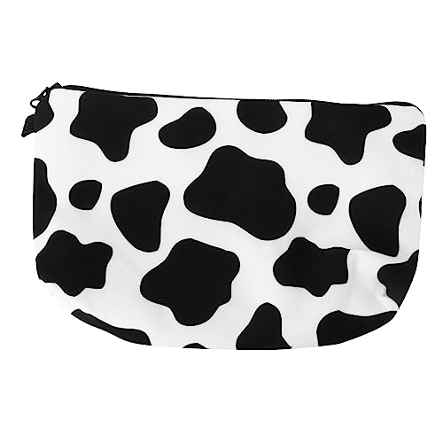 Homoyoyo 1 Stück Cow Pattern Kosmetiktasche für Damen Tragbare Makeup Aufbewahrungstasche Multifunktionale Toilettentasche für Reisen Geschäft und Zuhause Design als von Homoyoyo