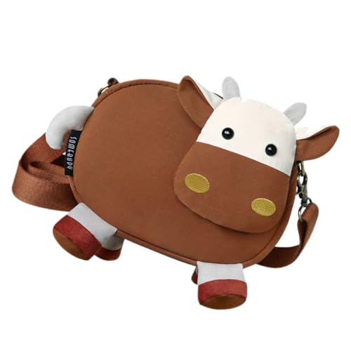 Homoyoyo 1 Stück Crossbody Bag für Damen Umhängetasche mit Farben Kreativem Patch Design für Freizeit Strapazierfähigem Berber Fleece Material Gefertigt Langlebig von Homoyoyo