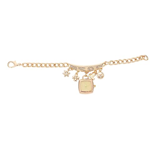 Homoyoyo 1 Stück Damen Armbanduhr mit Glänzender Edelstahlkette Dekoration Uhr für Freizeit Besondere Anlässe Damen Uhr von Homoyoyo