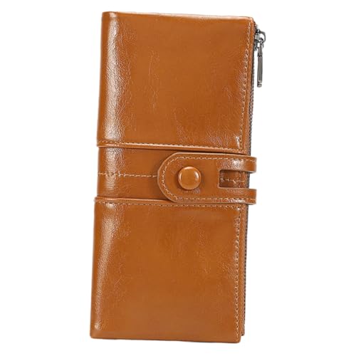 Homoyoyo 1 Stück Damen Geldbörse Lederimitat Vintage Handtasche mit Magnetschutz für Stilbewusste Frauen von Homoyoyo