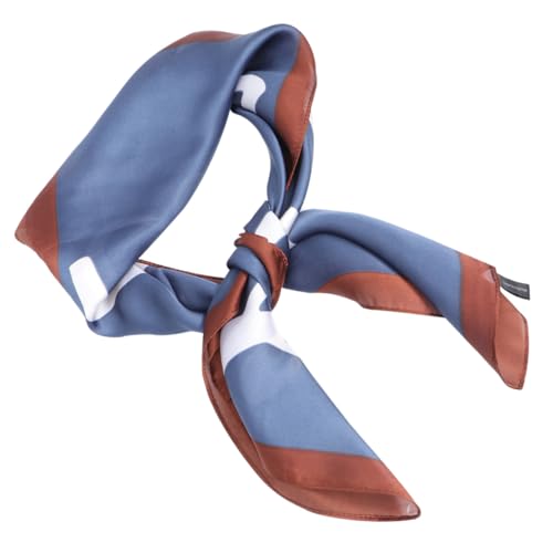Homoyoyo 1 Stück Damen Halstuch Seide Quadratisches Bandana Eleganter Tragbar für Sommermode von Homoyoyo