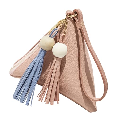 Homoyoyo 1 Stück Damen Mini Zipper Wallet PU Triangular Handtasche Modisches Schlüsselcase mit Langlebiges Material für Frauen Ausreichend für Persönliche Gegenstände Homoyoyo 1 Stück Damen Mini Zipper Wallet PU Triangular Handtasche Modisches Schlüsselcase mit Langlebiges Material für Frauen Ausreichend für Persönliche Gegenstände von Homoyoyo