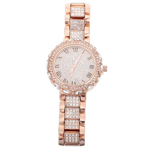 Homoyoyo Damen Armbanduhr mit Strass Gürteluhr für Frauen Präzises Quarzwerk Langlebiges Material für Studenten und Alltag von Homoyoyo