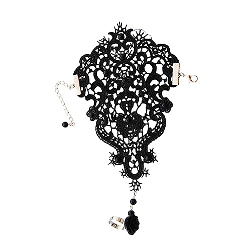 Homoyoyo Lace Ring Armband Für Braut Elegantes Hochzeitsarmband Aus Hochwertiger Spitze Und Perlen Leicht Und Angenehm Zu Tragen Perfektes Brautzubehör Für Besonderen Tag von Homoyoyo