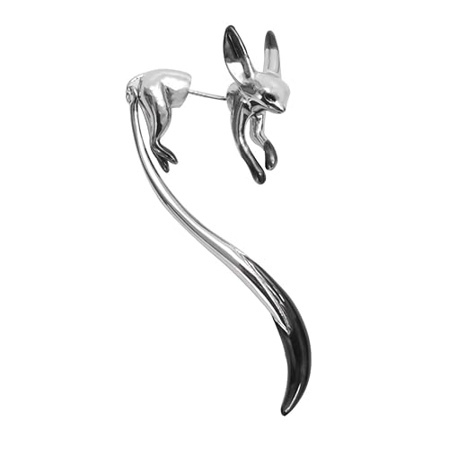 Homoyoyo 1 Stück Fuchs Ohrringe eleganter Ohrstecker Ohrenschmuck Ohr baumeln Weiß von Homoyoyo