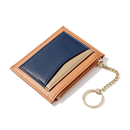 Homoyoyo 1 Stück Geldbörse Mit Reißverschluss Splice-geldbörse Geldbörse Für Frauen Reißverschluss Brieftasche Orange von Homoyoyo